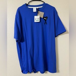 Blue puma shirt